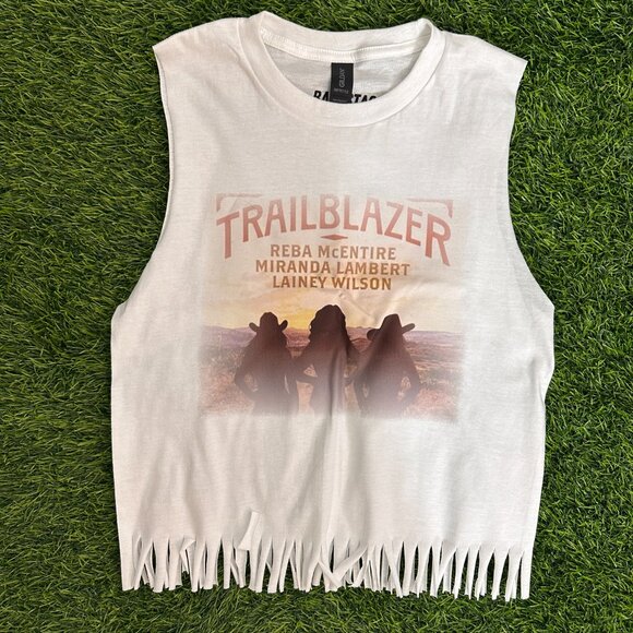 ⚫️NOT PERFECT Youth Trailblazers Fringe Tank - Picture 1 of 3